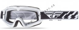 Motocrosové brýle Fly Racing Focus bílá
